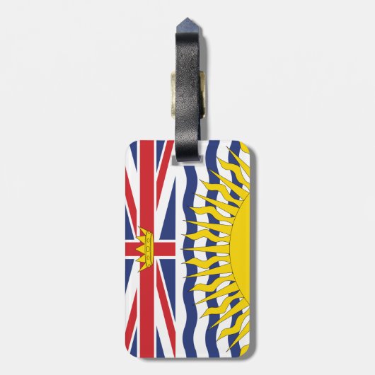 Étiquette À Bagage Colombie-Britannique (Dos Vertical)