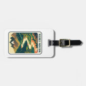 Étiquette À Bagage Colonnes de la Caroline du Nord Wilson Creek (Devant horizontal)