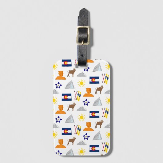 Étiquette À Bagage Colorado (Devant Vertical)