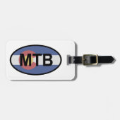 Étiquette À Bagage Colorado Drapeau VTT (Devant horizontal)