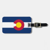 Étiquette À Bagage Colorado : Le drapeau américain du centenaire (Devant horizontal)
