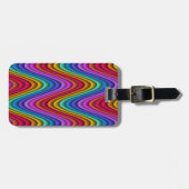 Étiquette À Bagage Coloré (Devant horizontal)