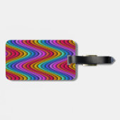 Étiquette À Bagage Coloré (Dos horizontal)