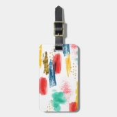 Étiquette À Bagage Coloré (Devant Vertical)