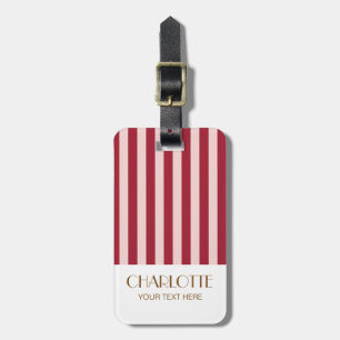 Étiquette À Bagage Coloré Style Clair Couleur Minimaliste