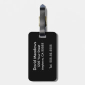 Étiquette À Bagage Colorful (Dos Vertical)