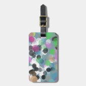 Étiquette À Bagage Colorful Confeti (Devant Vertical)