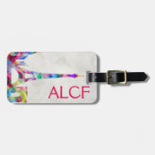 Étiquette À Bagage Colorful Paris (Devant horizontal)