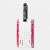 Étiquette À Bagage Colourful kaleidoscope (Dos Vertical)