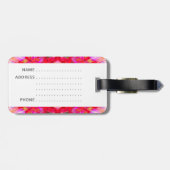 Étiquette À Bagage Colourful kaleidoscope (Dos horizontal)