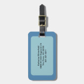 Étiquette À Bagage Columbus Skyline Art Abstrait (Devant Vertical)