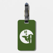 Étiquette À Bagage Combattre Pour Votre Loup De Terres Publiques (Dos Vertical)