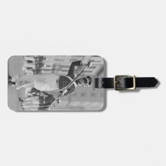 Étiquette À Bagage Commandant de tambour (Devant horizontal)