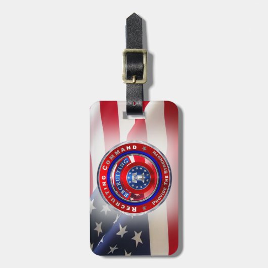 Étiquette À Bagage Commandement du recrutement (Devant Vertical)
