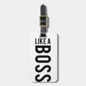 Étiquette À Bagage COMME un PATRON (Devant Vertical)