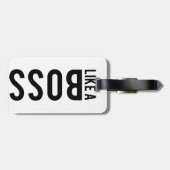 Étiquette À Bagage COMME un PATRON (Dos horizontal)