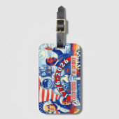 Étiquette À Bagage Commemorative 1776-2026 USA Semiquincentennial  (Devant Vertical)