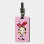 Étiquette À Bagage Comment Grinch Stol Christmas | Grinch Sister (Devant Vertical)