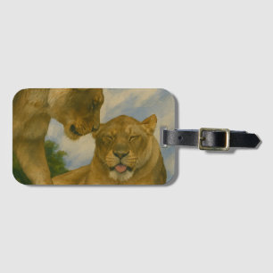 Étiquette À Bagage Compagnie de Lioness en Golden Light