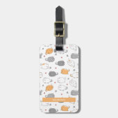 Étiquette À Bagage Compagnon de voyage personnalisé Purr-fect (Devant Vertical)