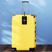 Étiquette À Bagage Composant d'aviation moderne et avion, Black Custo