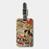 Étiquette À Bagage Composition Abstraite de Kandinsky (Devant Vertical)