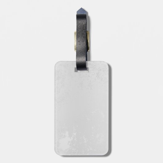 Étiquette À Bagage Composition des White and Blue Butterflies (Dos Vertical)