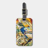 Étiquette À Bagage Composition Kandinsky IV (Devant Vertical)