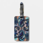 Étiquette À Bagage Conception (Dos Vertical)