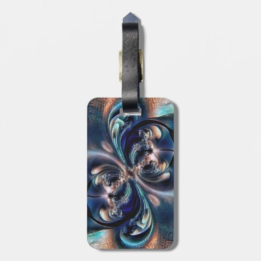 Étiquette À Bagage Conception (Dos Vertical)