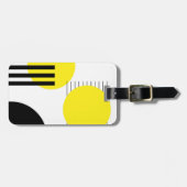 Étiquette À Bagage Conception abstraite (Devant horizontal)