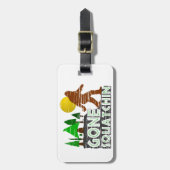 Étiquette À Bagage Conception allée originale de Squatchin (Devant Vertical)