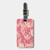 Étiquette À Bagage Conception Camo Rose (Devant Vertical)