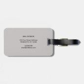 Étiquette À Bagage Conception CAT (Dos horizontal)