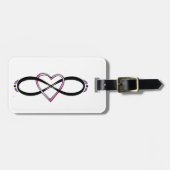 Étiquette À Bagage Conception d'amour d'Infinate (Devant horizontal)
