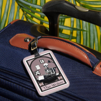 Étiquette À Bagage Conception de carte de tarot "L'écrivain"