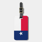 Étiquette À Bagage Conception de drapeau d'état du Texas (Devant Vertical)