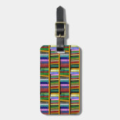 Étiquette À Bagage Conception de la bibliothèque Personnaliser (Devant Vertical)