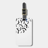 Étiquette À Bagage Conception de musique de batte (Devant Vertical)