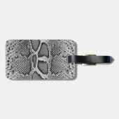 Étiquette À Bagage Conception de peau de serpent, motif d'impression (Dos horizontal)