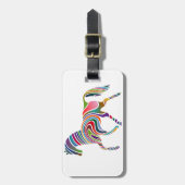Étiquette À Bagage Conception de Rainbow (Devant Vertical)