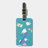 Étiquette À Bagage Conception dentaire d'outils de profession (Devant Vertical)