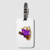 Étiquette À Bagage Conception des dés de série (Devant Vertical)