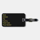 Étiquette À Bagage Conception des vélos (Dos horizontal)