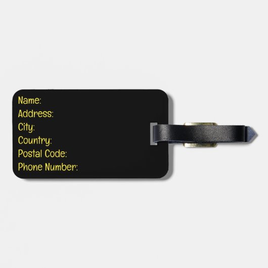 Étiquette À Bagage Conception des vélos (Dos horizontal)