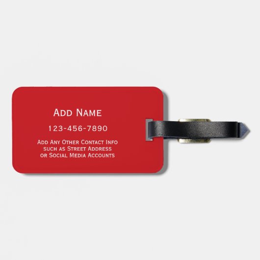 Étiquette À Bagage Conception Drôle Pour Femme Sérieusement Douce - R (Dos horizontal)