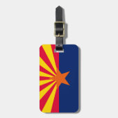 Étiquette À Bagage Conception du drapeau de l'État de l'Arizona (Devant Vertical)