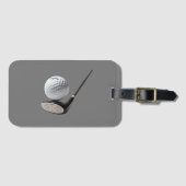 Étiquette À Bagage Conception du golf (Devant Horizontal)