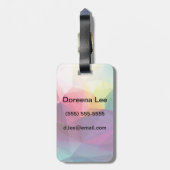 Étiquette À Bagage Conception moderne (Dos Vertical)