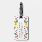Étiquette À Bagage Conception moderne II d'Otomi (Dos Vertical)